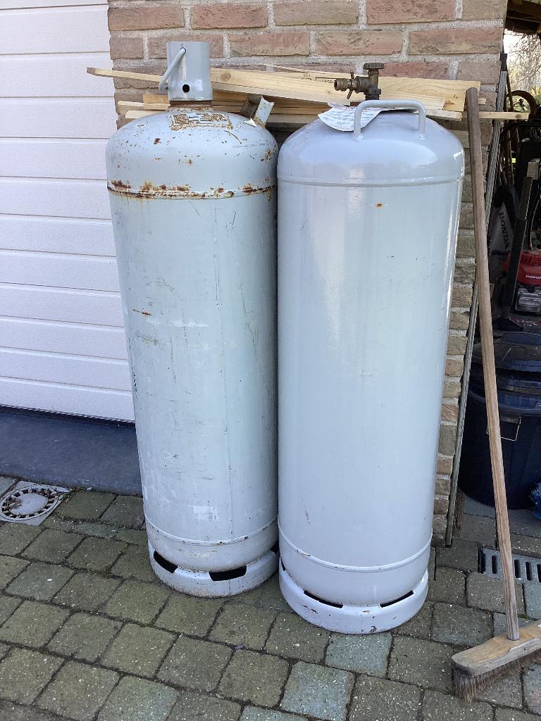 Gasflessen, Ophalen