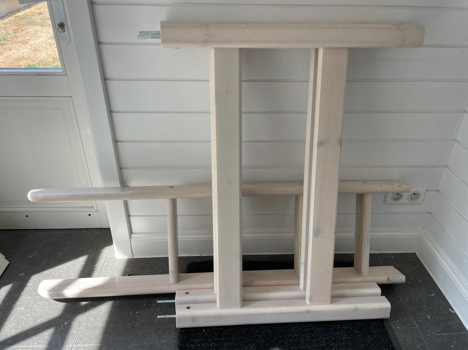 Rehausse lit flexa 80cm et echelle 4 marches, Enlèvement, Utilisé, Lit mi-hauteur mezzanine