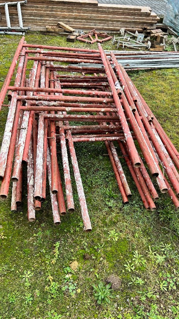 stelling/steiger, Doe-het-zelf en Bouw, Steigers, Gebruikt, Gevelsteiger, 5 meter of hoger, Ophalen