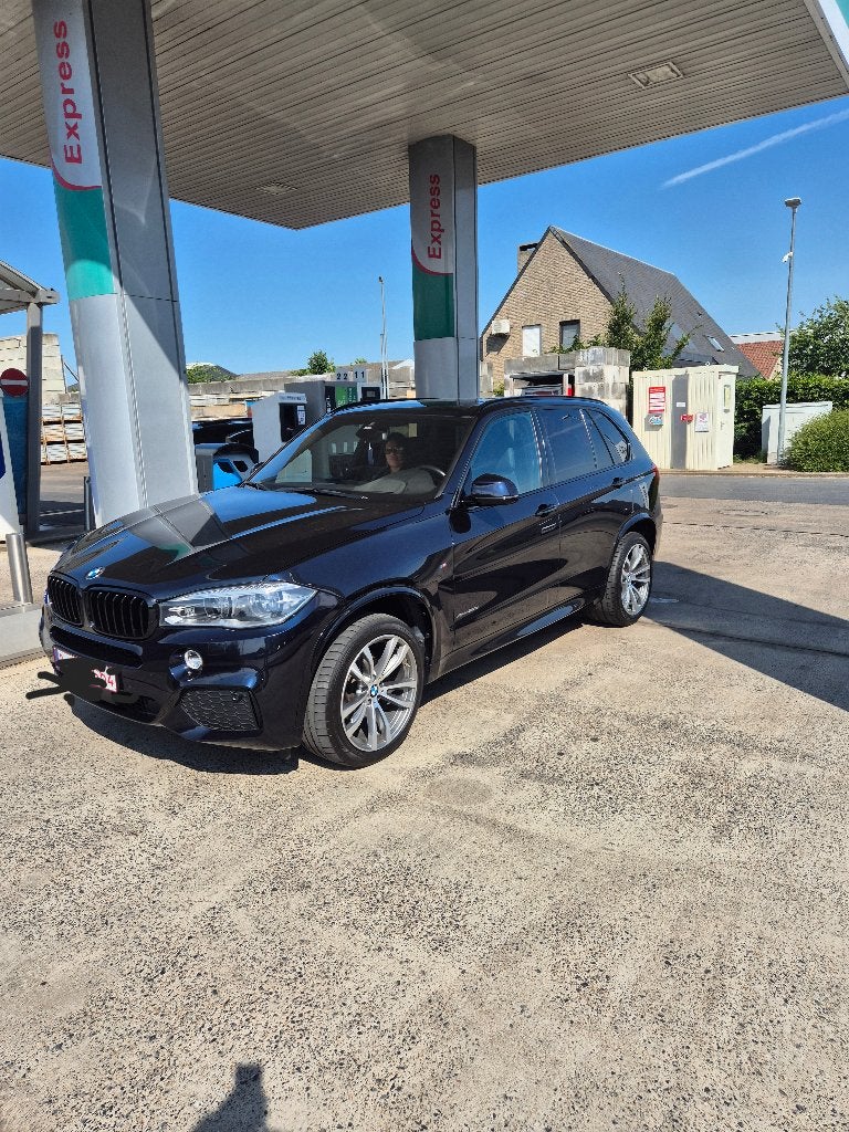 Bmw x5 3.0 dA xdrive m pack, Auto's, Automaat, Blauw, Leder, Particulier