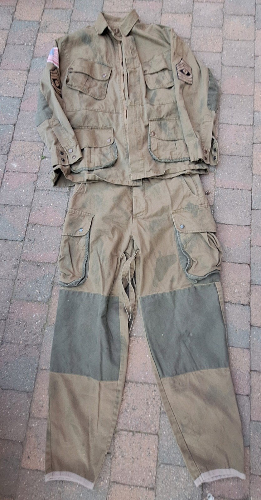 Para US repro suit, Ophalen