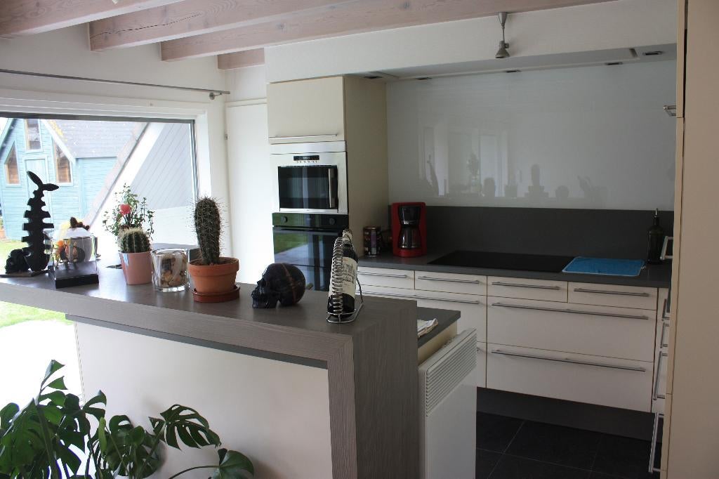 Gebroken wit/Ivoorkleurige  Siematic Keuken /op te halen, Composite, Comme neuf, Enlèvement, Autres types