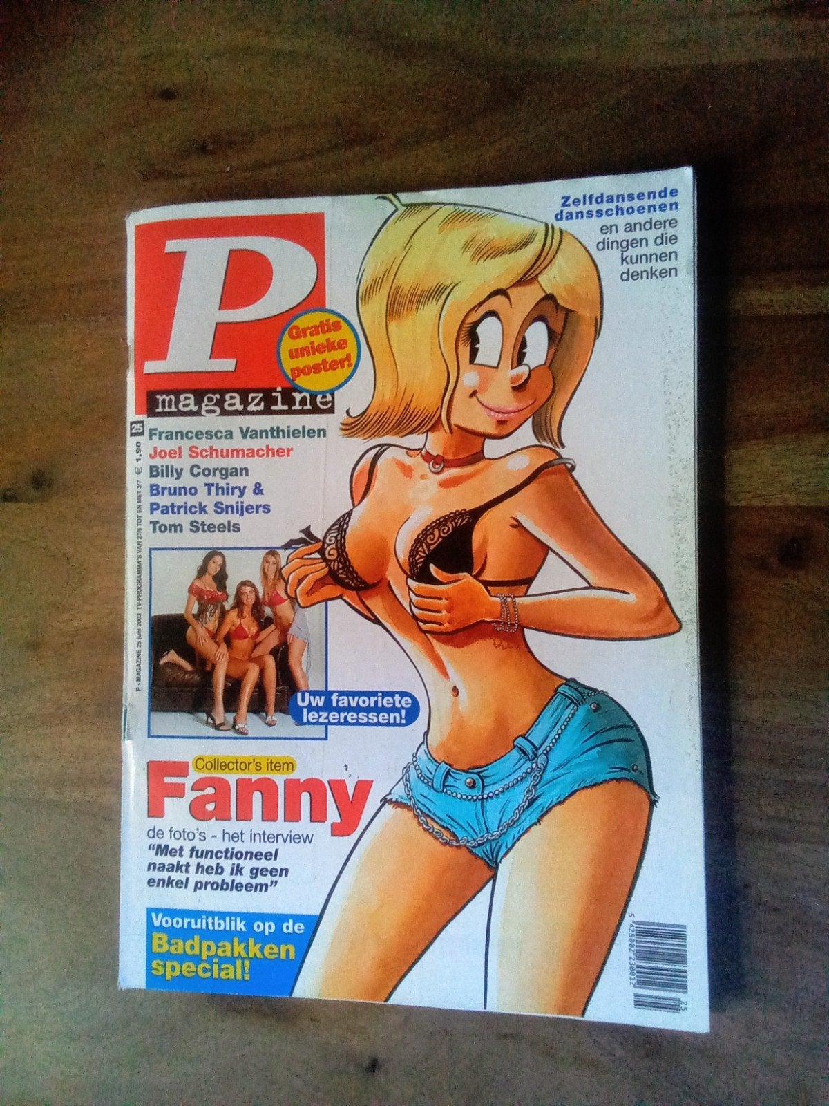 P. Magezine avec Fanny (2003) et affiche, Collections, Enlèvement ou Envoi