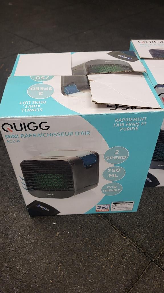 quigg mini air cooler, Elektronische apparatuur, Airco's, Ophalen, Zo goed als nieuw, Mobiele airco