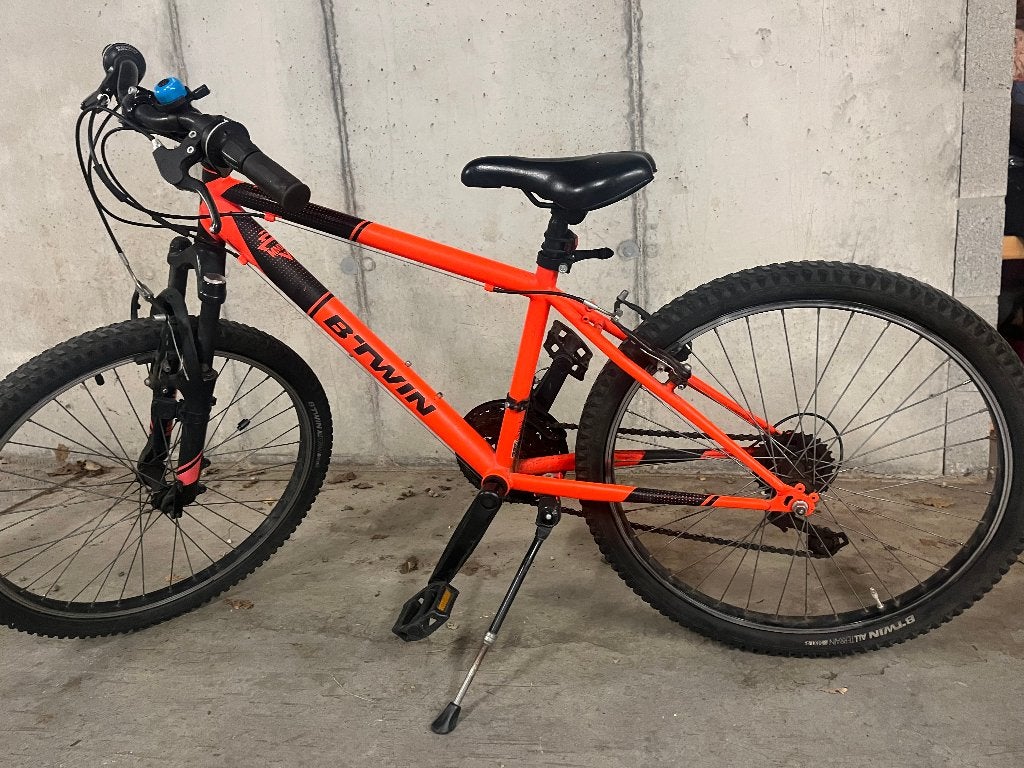Kinderfiets Rockrider 500 - 24 inch, Fietsen en Brommers, Ophalen, Velgrem, Versnellingen, Decathlon