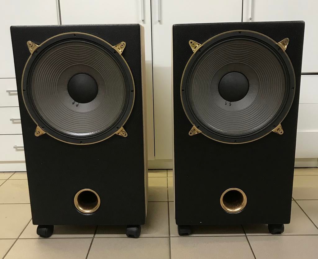 Jbl 2225 baskasten in fineer mat zwart front, Enlèvement ou Envoi, JBL
