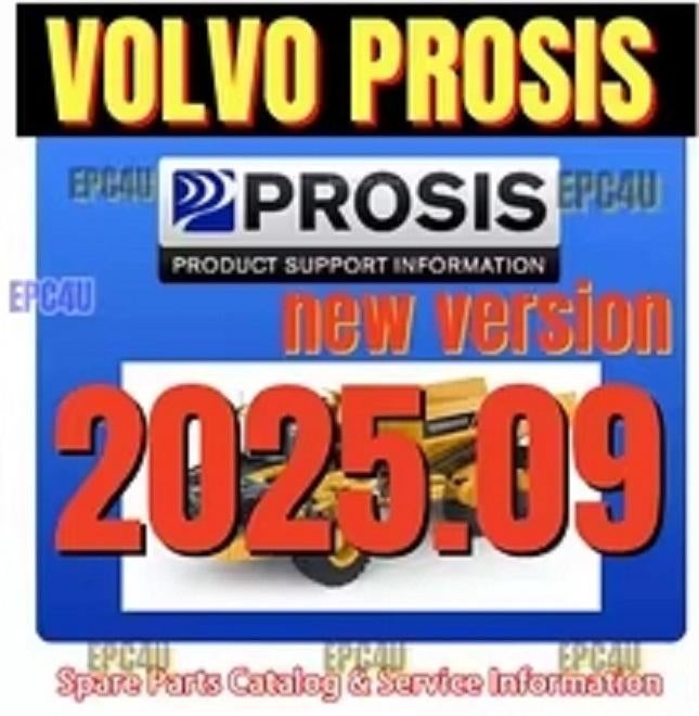 Volvo Prosis 2025.09, Auto diversen, Handleidingen en Instructieboekjes, Verzenden