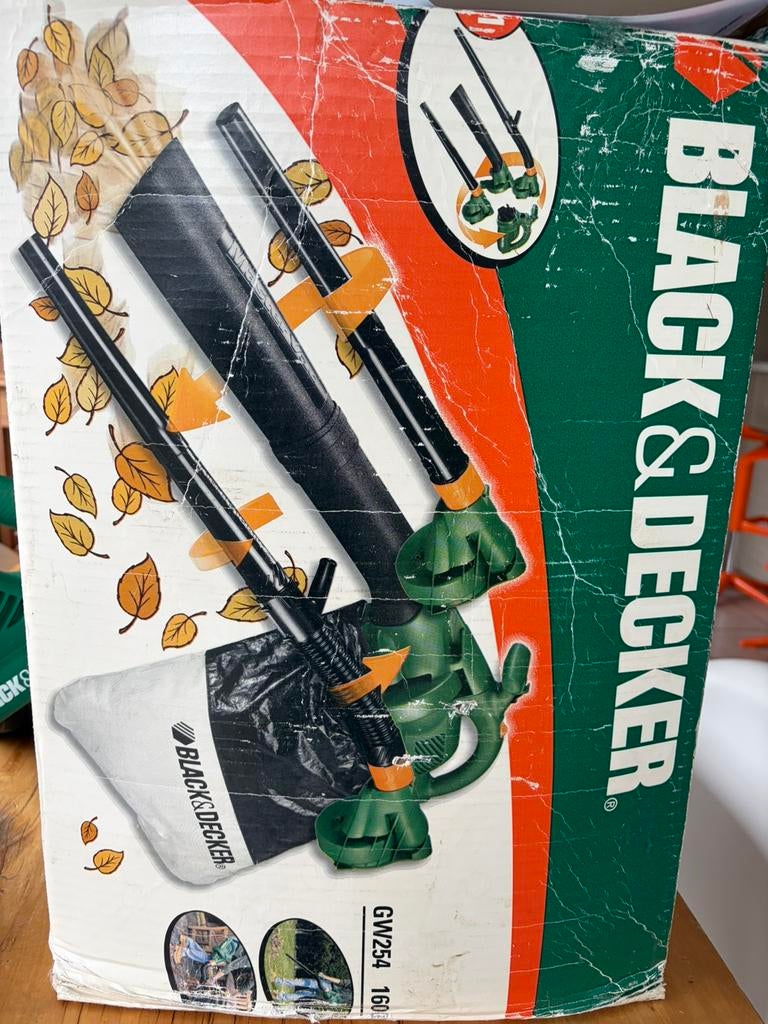Bladblazer Black & Decker, Tuin en Terras, Bladblazers, Ophalen, Gebruikt, Elektrisch, Handgedragen