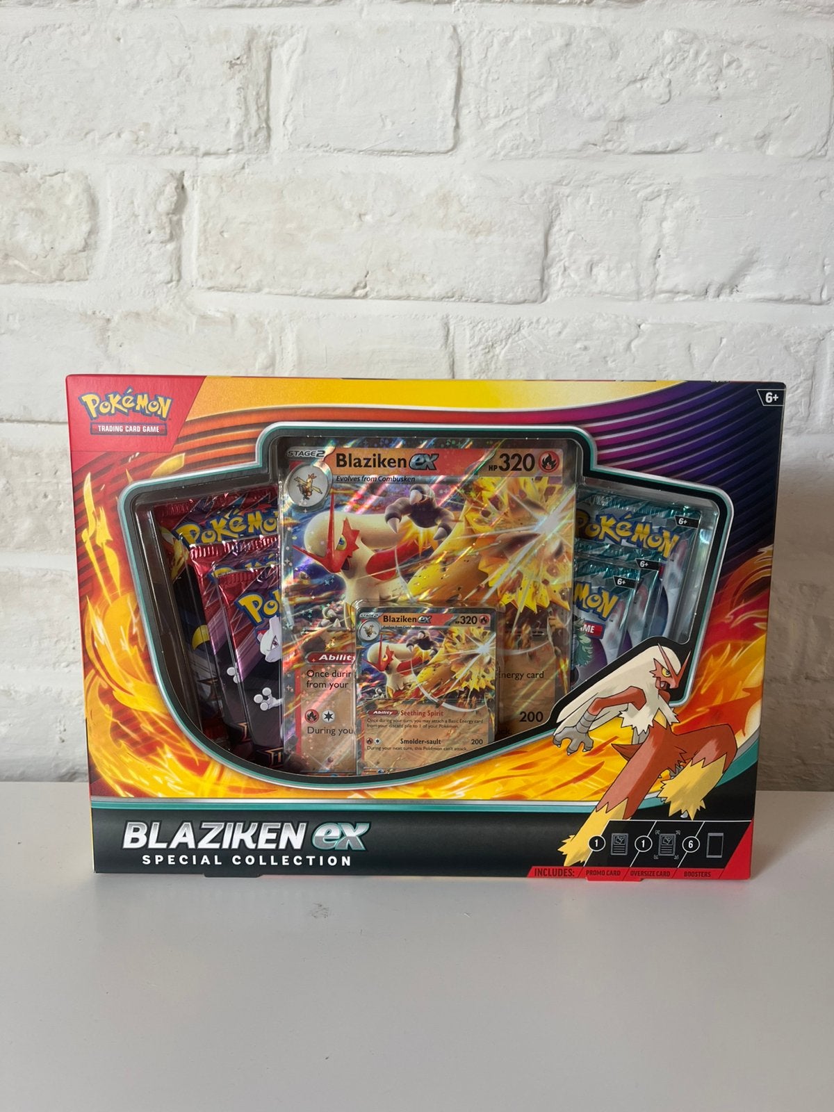 Pokémon Blaziken Ex Premium Collection - Destined Rivals, Ophalen of Verzenden, Nieuw, Boosterbox, Foil