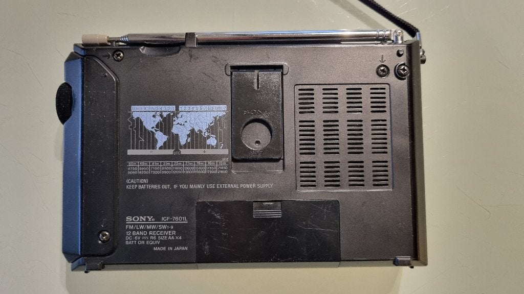 Radio Vintage Sony ICF-7601L - 12 Bandes - Complet boxed, Enlèvement ou Envoi, Audio et Vidéo