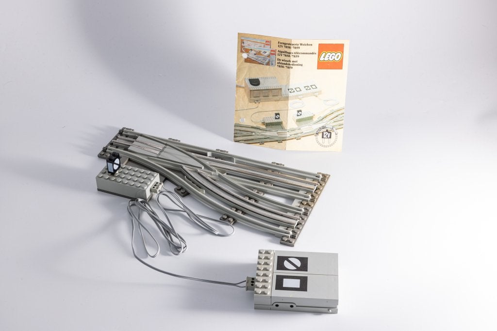LEGO 7858 Remote Controlled Points Right 12V, Gebruikt, Overige thema's, Lego, Ophalen of Verzenden