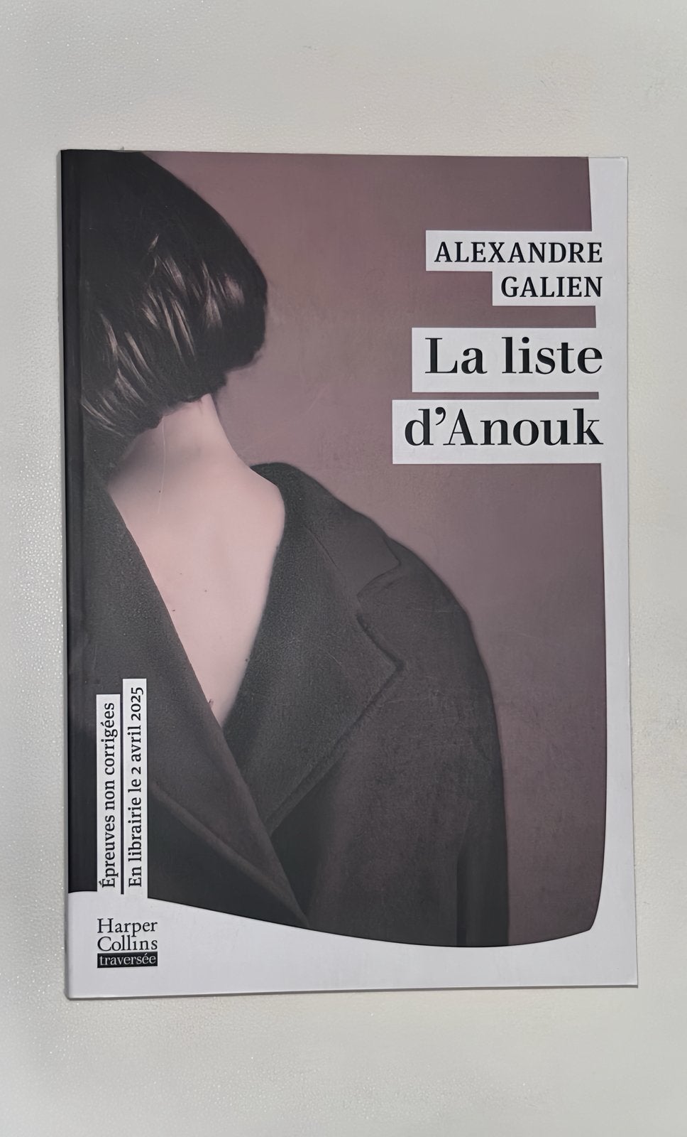 Alexandre Galien - La liste d'Anouk (Édition presse), Enlèvement, Comme neuf