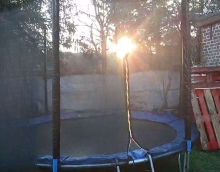 trampoline de sport Viking, Enfants & Bébés, Jouets | Extérieur | Trampolines, Enlèvement ou Envoi, Utilisé