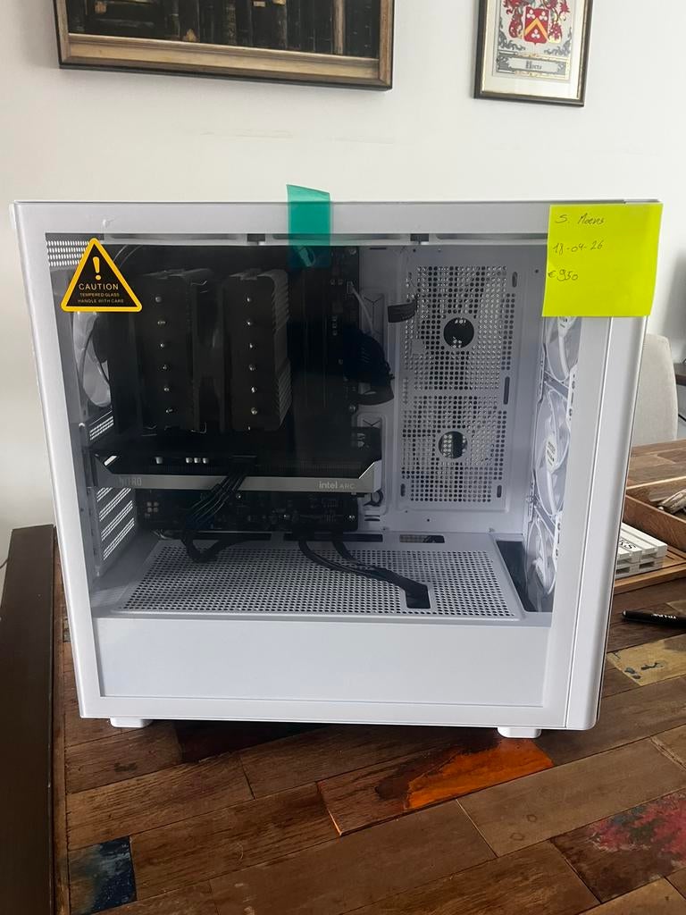 Gaming PC - AMD Ryzen 7 5700X - 32GB DDR4 - Intel Arc B580, Ophalen, 32 GB, Zo goed als nieuw, 2 TB