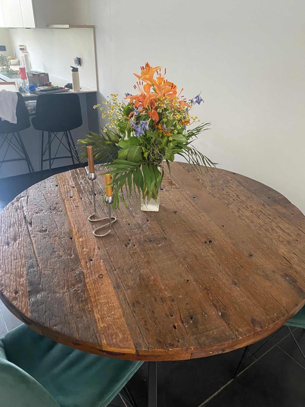 rustic table, Maison & Meubles, Enlèvement, Utilisé