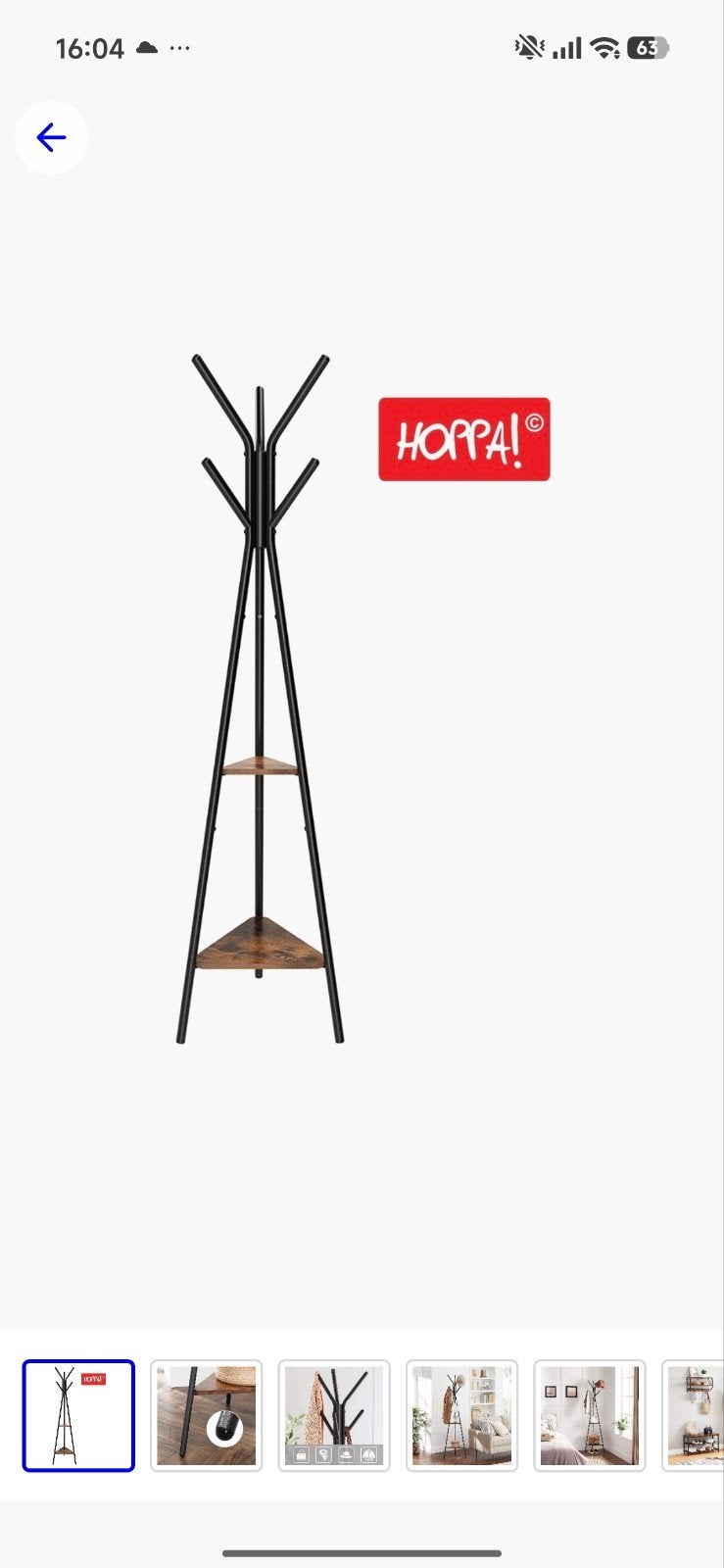 Magnifique porte-manteaux en métal et bois, Enlèvement, Bois