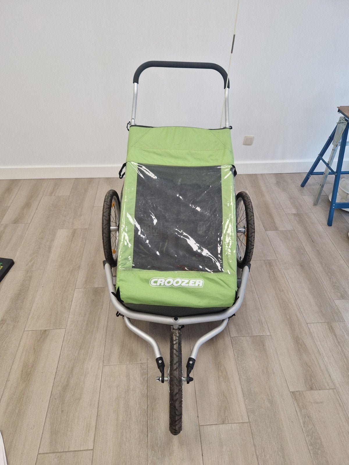 Croozer fietskar, Ophalen