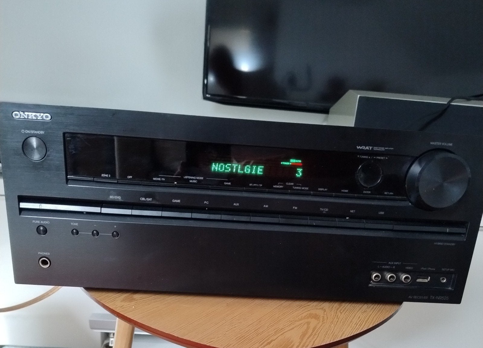 Récepteur AV Onkyo TX-NR525, Enlèvement ou Envoi, Utilisé, Onkyo, 120 watts ou plus