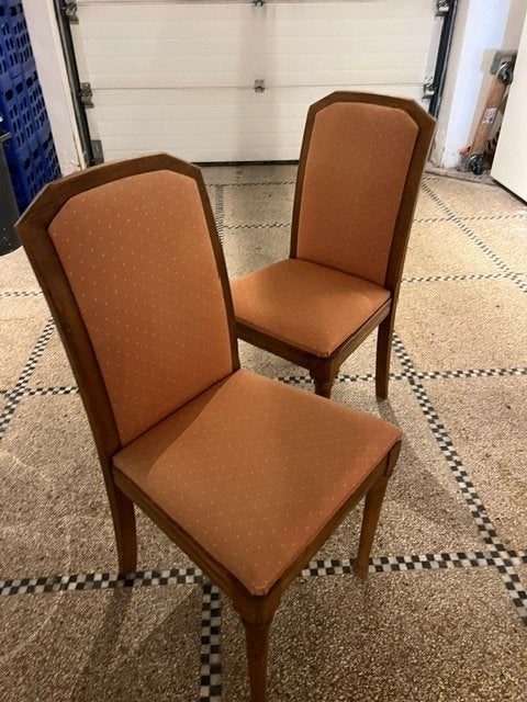 Lot de 6 chaises de salle à manger à donner, Autres couleurs, Bois, Enlèvement, Classique