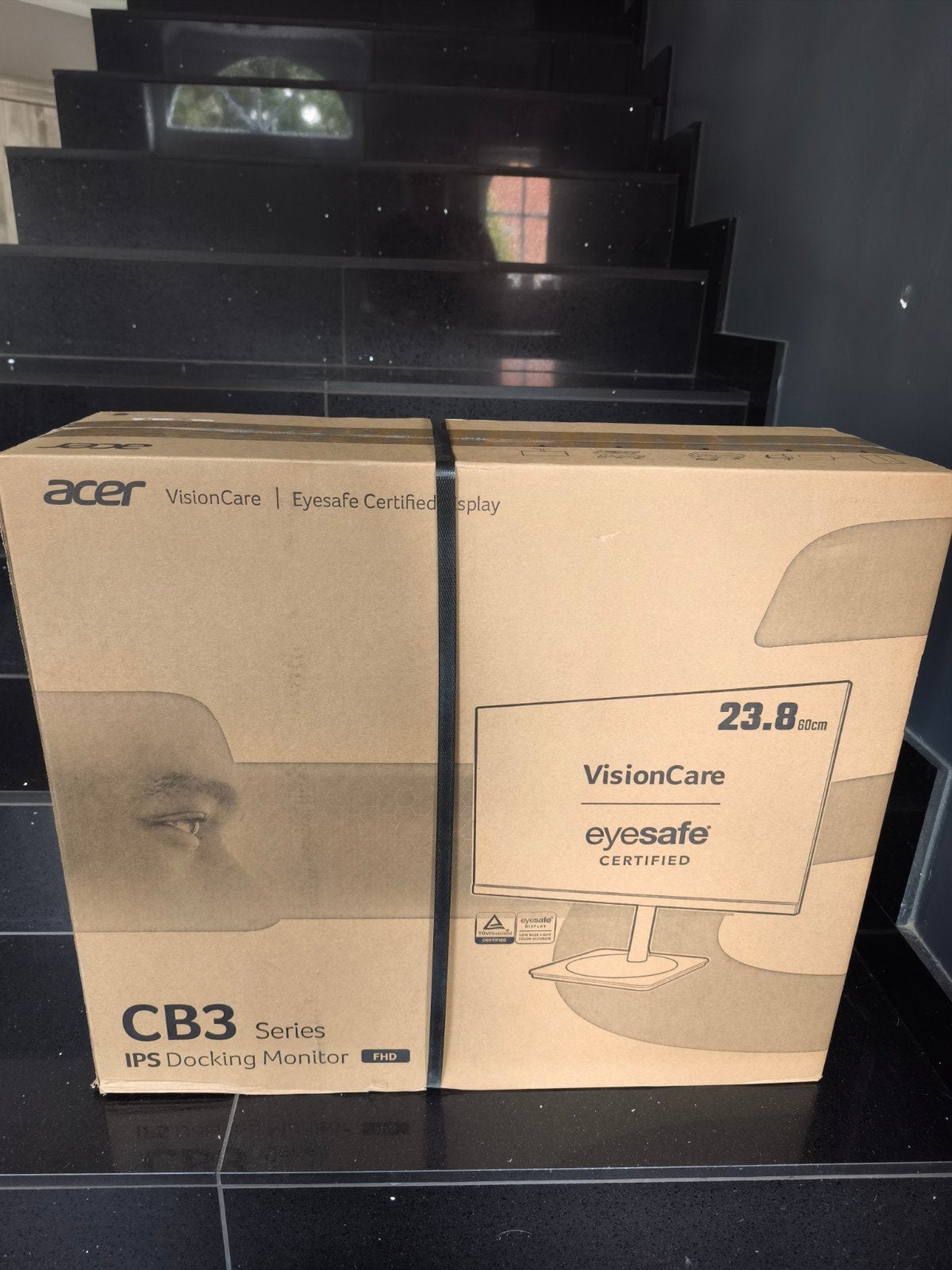 Écran Acer CB243Y 23,8" USB-C Docking Neuf Garantie 60,5cm, Computers en Software, Monitoren, DisplayPort, HDMI, USB-C, Ingebouwde speakers