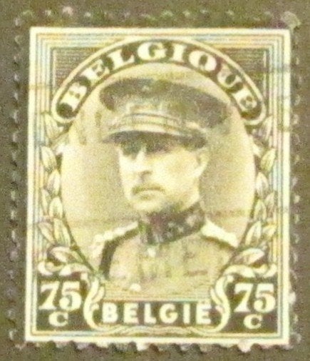 75 centimen OBC 384 afgestempeld, Met stempel, Koninklijk huis, Frankeerzegel, Ophalen of Verzenden
