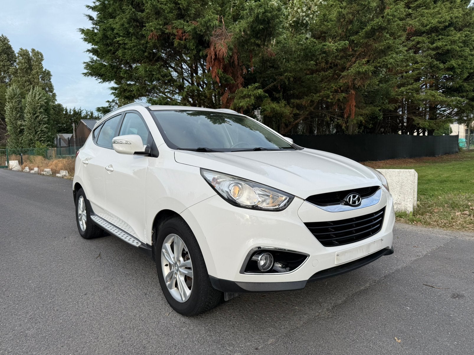 Hyundai Ix35  | Navi | Camera | 87.000 Km | Eerste Eigenaar|, Auto's, Bluetooth, Zwart, Leder en Stof, Wit