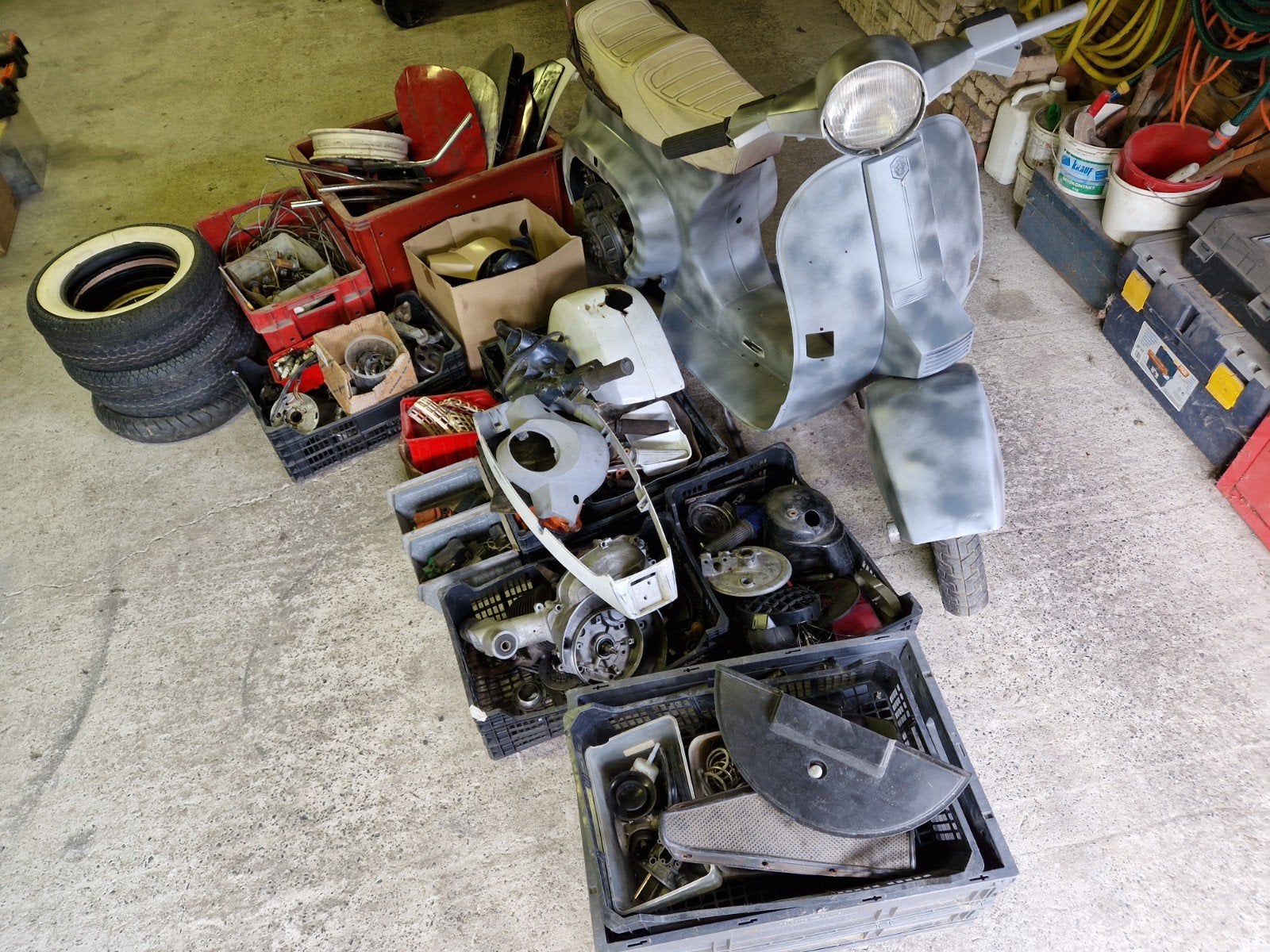 Pk50s + lot de pièces, Enlèvement, Cylindre, Vespa