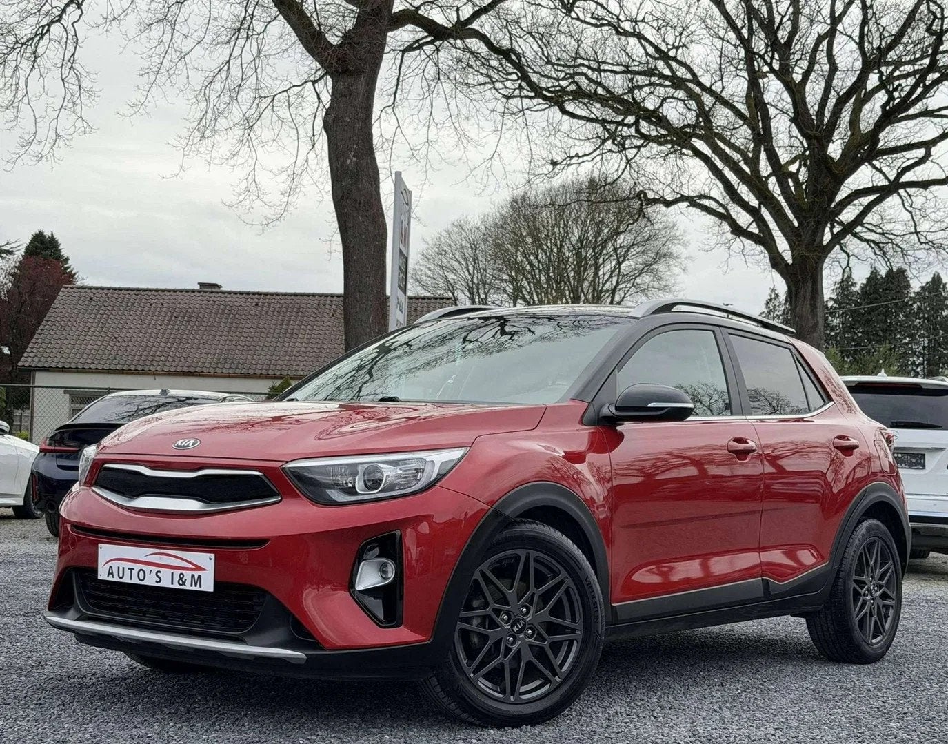 Kia Stonic 1.0i Benzine Automaat 2021 Navi Carplay Camera Ai, Autos, Rouge, Achat, 998 cm³, Entreprise
