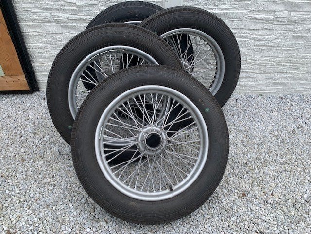 MG TC wielen, Auto-onderdelen, Ophalen, 19 inch, Band(en)