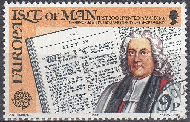 Eiland Man - Bishop Wilson, Timbres & Monnaies, Timbres | Europe | Royaume-Uni, Enlèvement ou Envoi, Non oblitéré