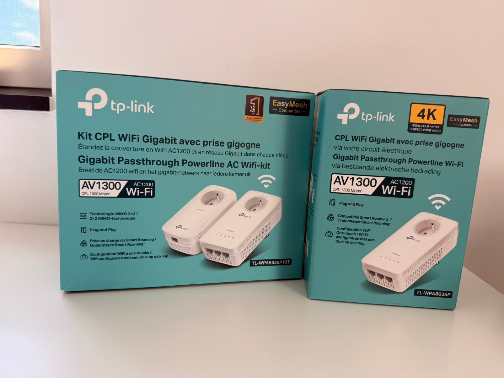 Kit CPL Wifi Gibabit, Computers en Software, Netwerk switches, Ophalen, Nieuw