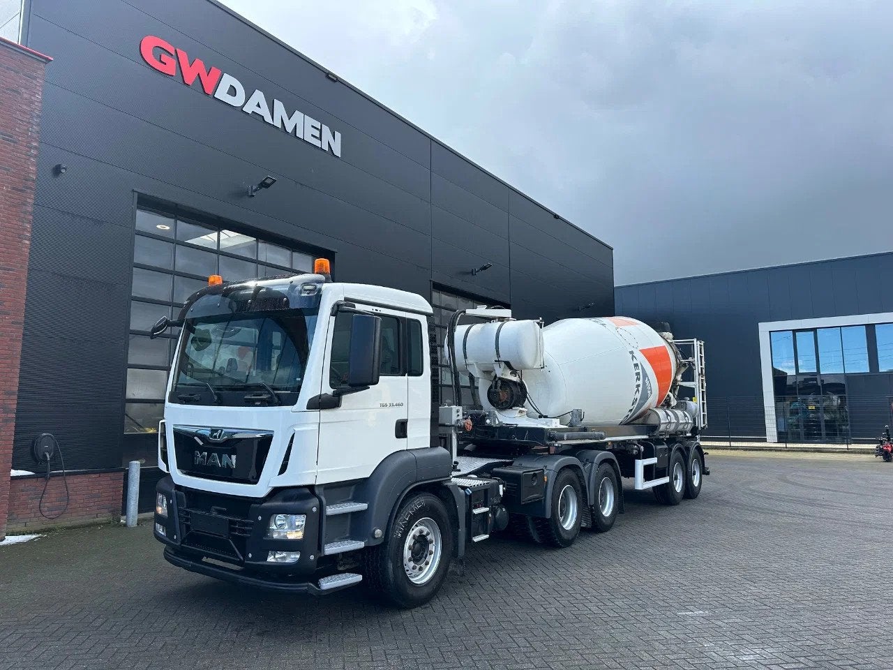 MAN TGS 33.460 6x4 +Mixeroplegger 12 m3 Euro 6, Autos, Camions, Achat, Euro 6, MAN, Diesel