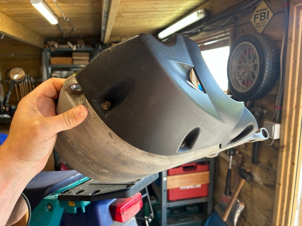 Originele Bashplate KTM 990 Adventure LC8, Ophalen, Gebruikt