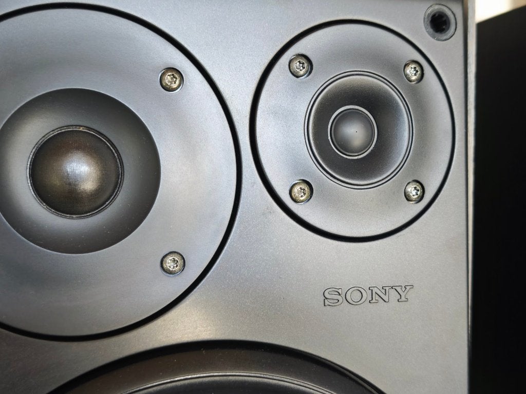 Haut-parleurs d'étagère Sony SS-EX75 - Bass Reflex 3 voies, Enceinte d'étagère, Enlèvement ou Envoi, Reconditionné, 60 à 120 watts