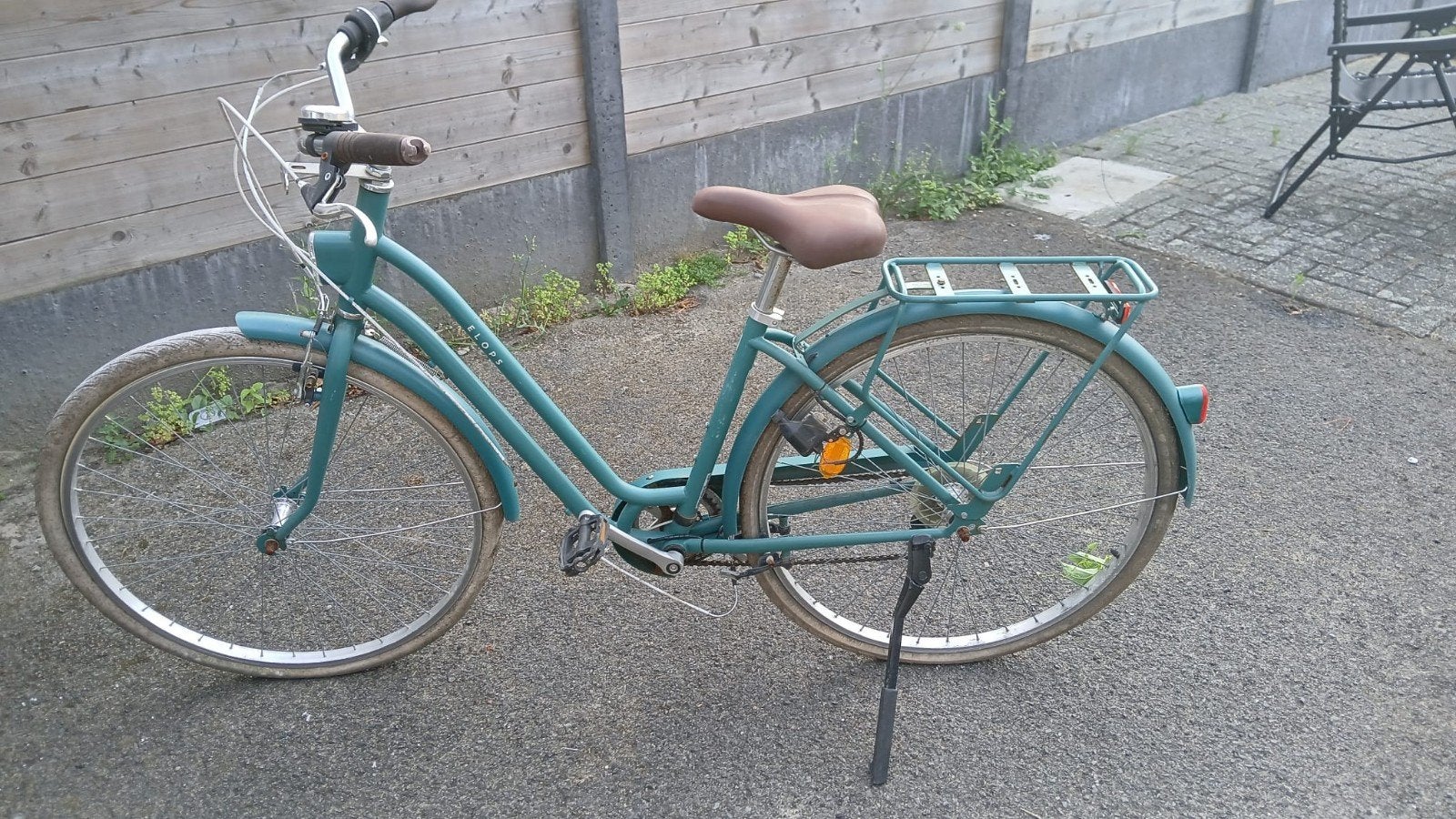 Dames fiets, Ophalen