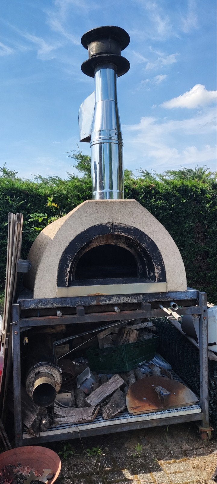 Professionele pizzaoven, Tuin en Terras, Ophalen
