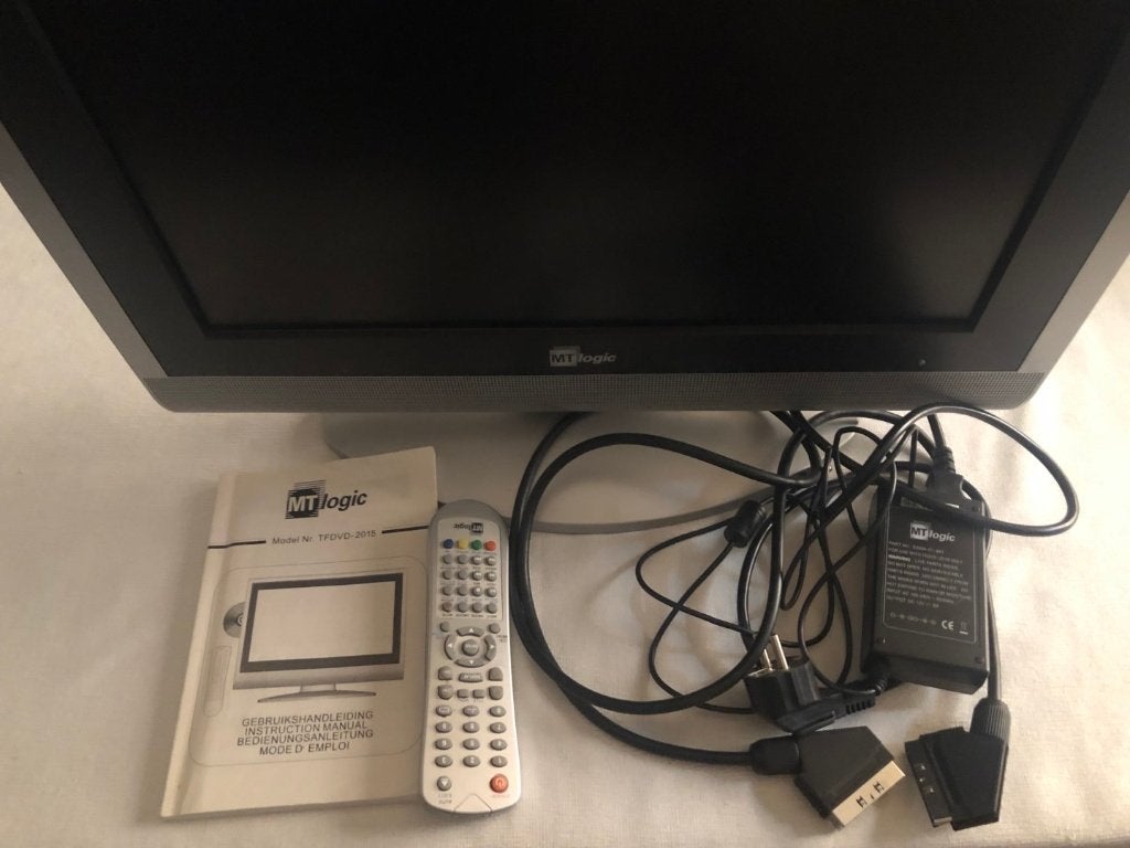 TV LCD met toebehoren 19 inch, Audio, Tv en Foto, Televisies, Ophalen, Gebruikt, 40 tot 60 cm, LCD
