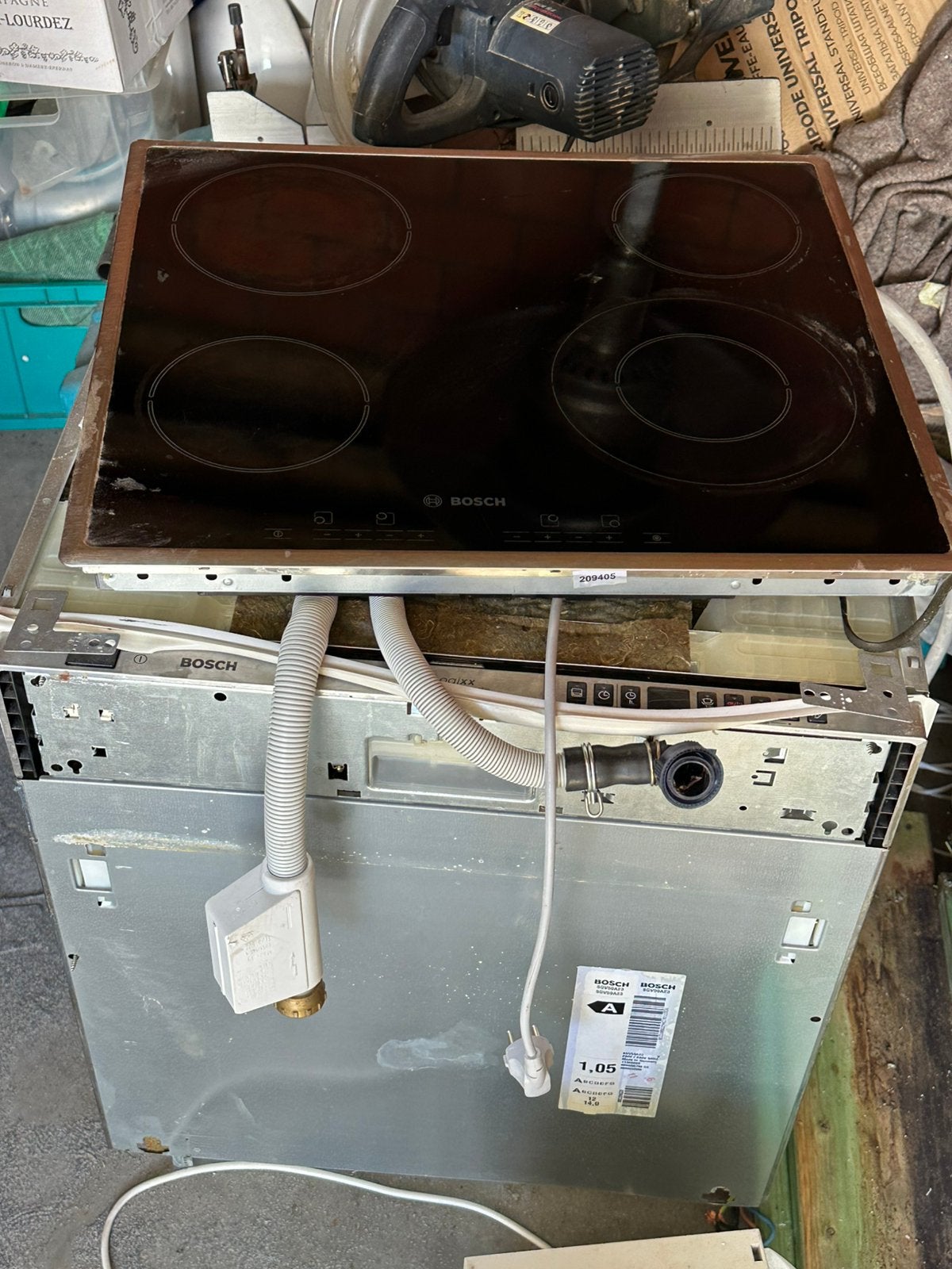 Bosh inbouw vaatwas, Elektronische apparatuur, Vaatwasmachines, Ophalen, Zo goed als nieuw, Inbouw