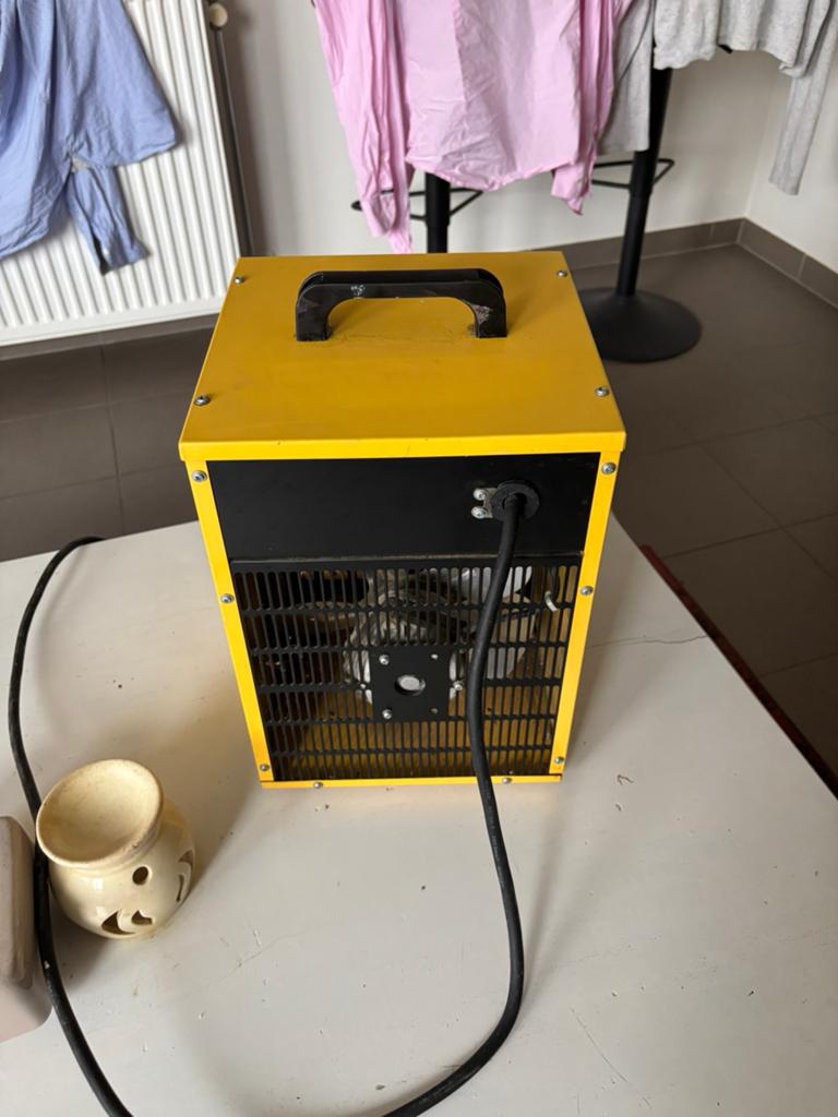 Chauffage de chantier, Bricolage & Construction, Enlèvement, Comme neuf, Ventilateur