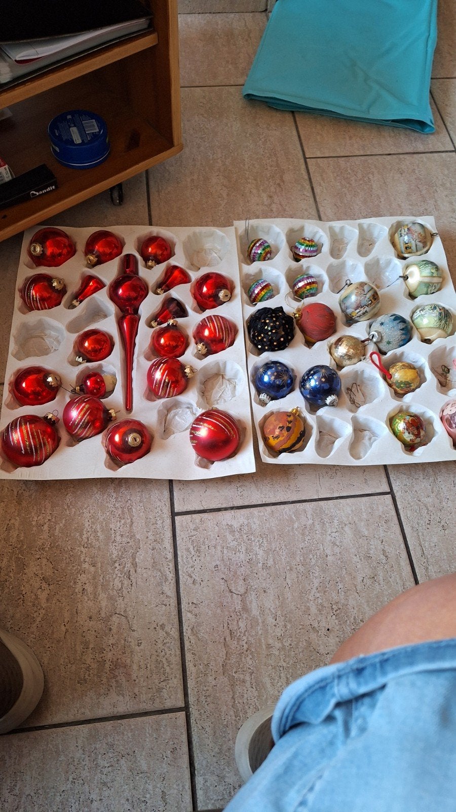Oude kerstballen, Diversen, Kerst, Ophalen of Verzenden