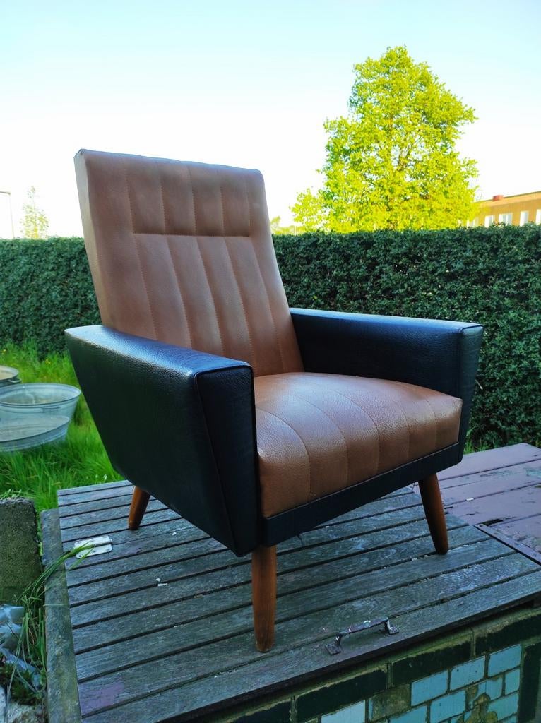Vintage clubfauteuil uit de jaren 60., Ophalen