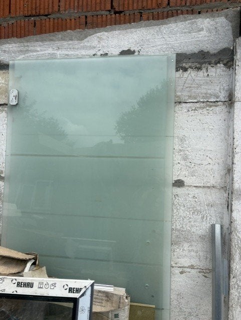 glazen deuren gratis, Doe-het-zelf en Bouw, Ophalen, Gebruikt, 80 tot 100 cm, Binnendeur