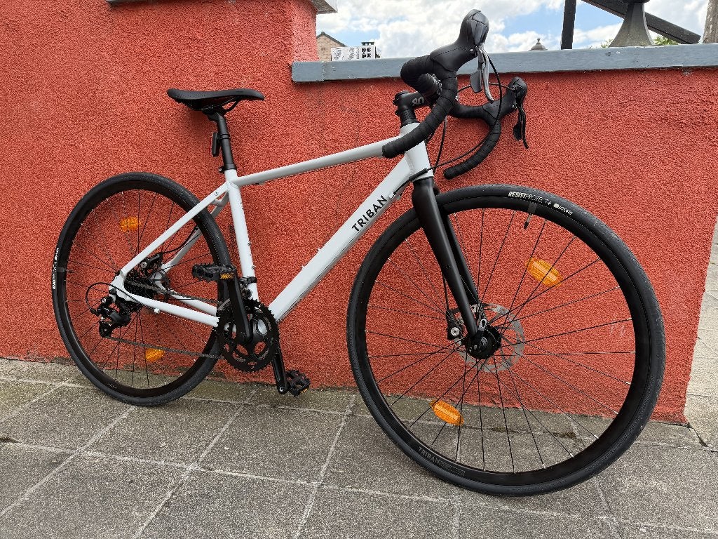 Triban RC 120 fiets, Fietsen en Brommers, Fietsen | Racefietsen, Aluminium, 15 tot 20 versnellingen, Schijfrem, Ophalen