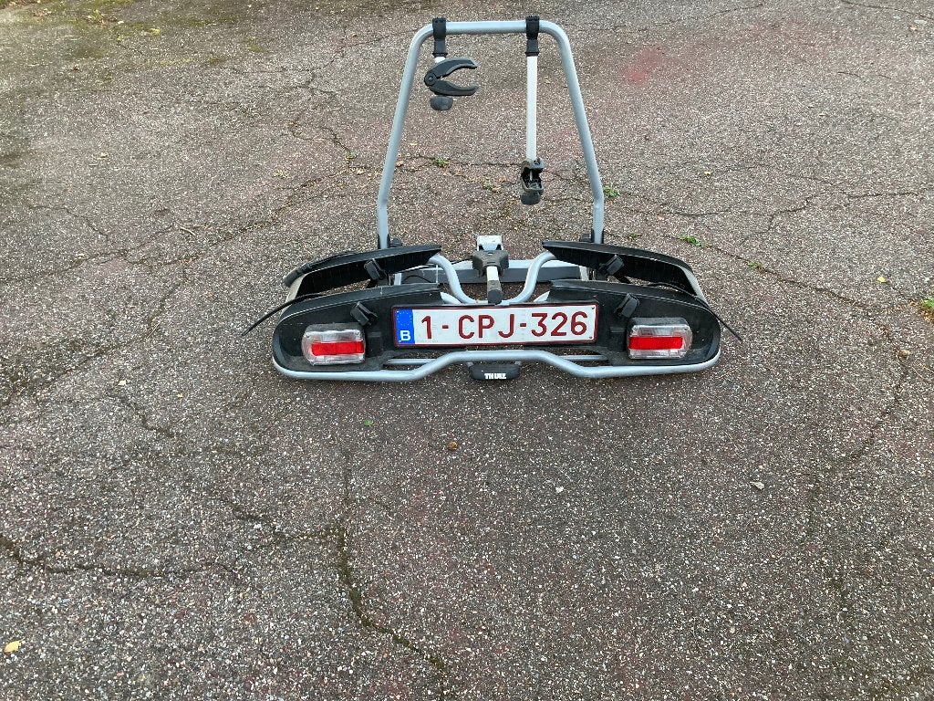 Porte vélos Thule, Autos : Divers, Comme neuf, Enlèvement, Accessoire porte-vélos, 2 vélos