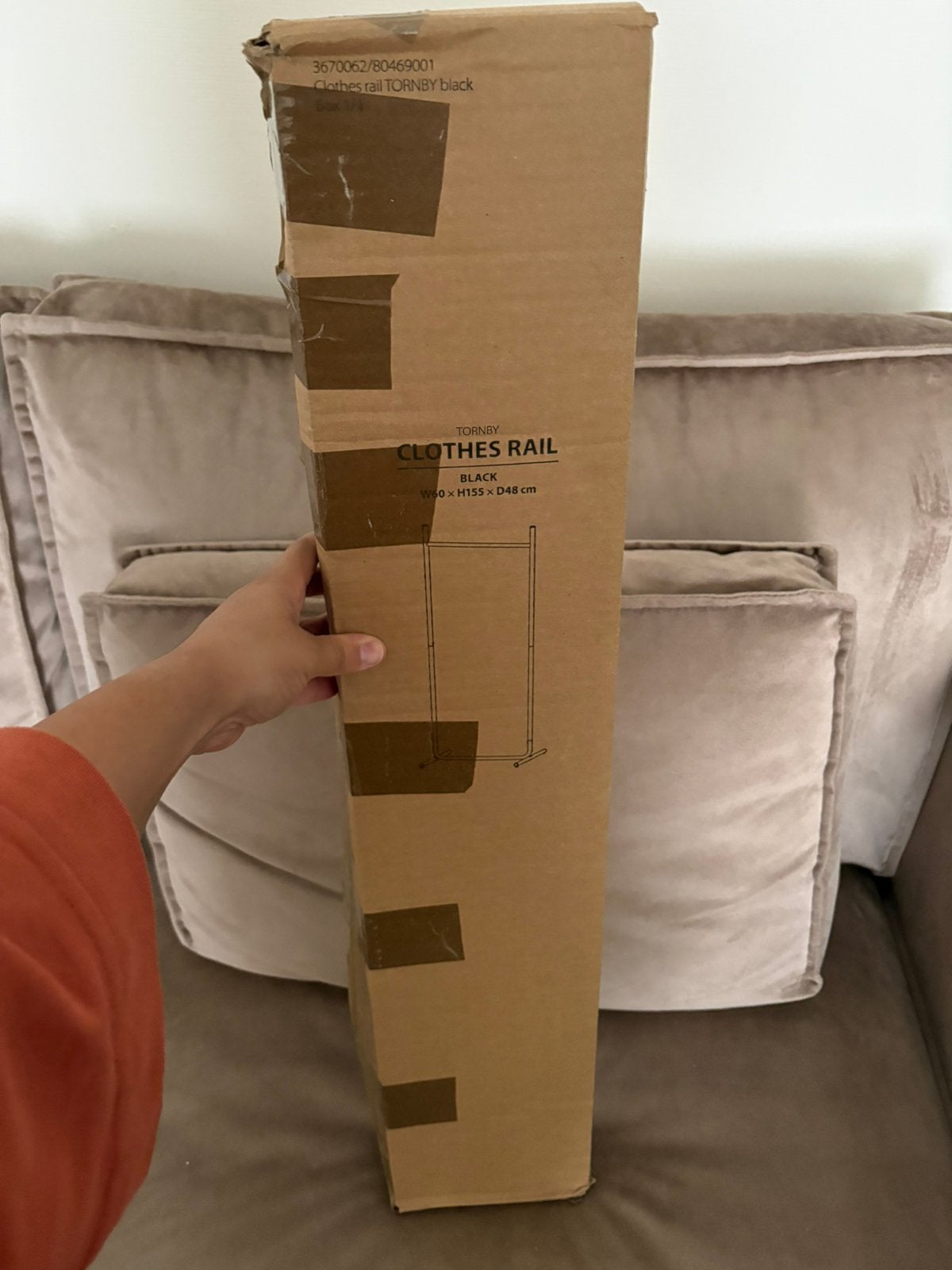 Kleding rek, Huis en Inrichting, Ophalen, Zo goed als nieuw