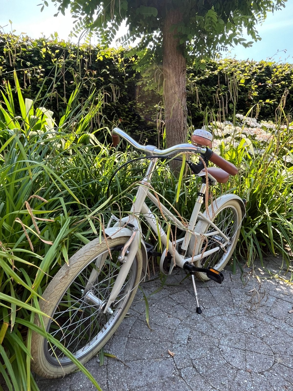 Meisjes fiets, Fietsen en Brommers, Ophalen, Zo goed als nieuw, Terugtraprem, Handrem