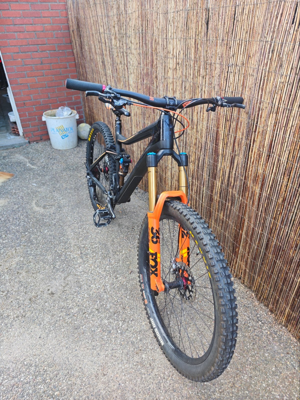 Cube full suspension carbon mountainbike fox 36 goede staat, Gebruikt, Fully, Schijfrem, Ophalen
