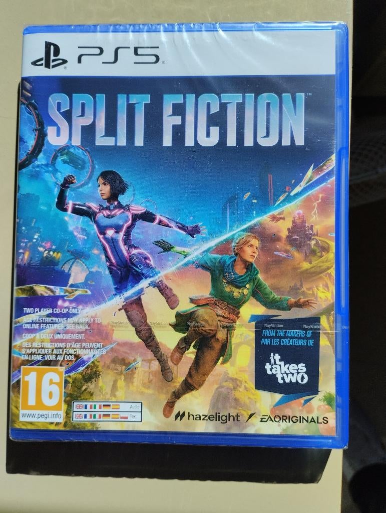 Split Fiction pour PS5, Neuf, 2 joueurs, Aventure et Action, Un ordinateur