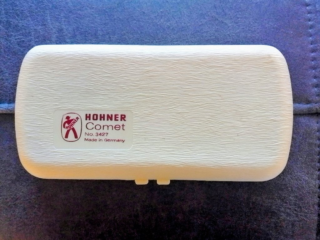Hohner Comet No. 3427 Mondharmonica – Dubbelzijdig (C/G), Muziek en Instrumenten, Ophalen of Verzenden, Gebruikt, Met koffer of doosje