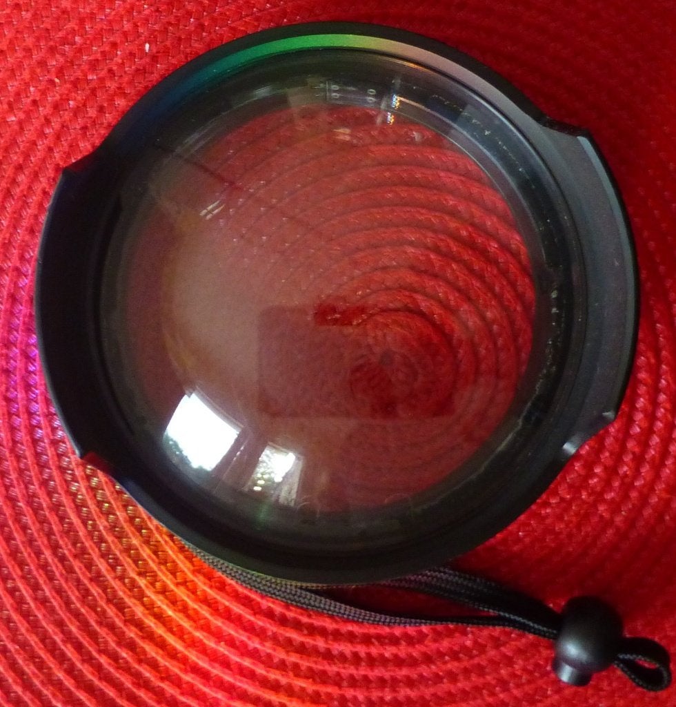 Objectif grand angle pour caissonde plongée Ikelite 3.9", TV, Hi-fi & Vidéo, Enlèvement ou Envoi, Housse/sac de protection, Utilisé